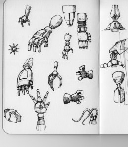 Some of today's sketches - hands and feet.