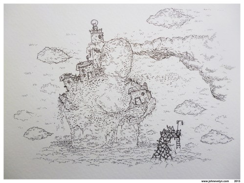 John's beautiful illustration 'Home'.