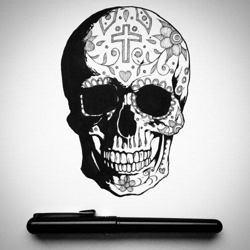 The Day of the Dead. SOLD.